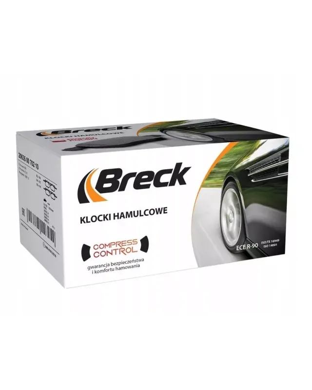 Bestseller | Klocki tył breck VW GOLF VII 7 272 mm