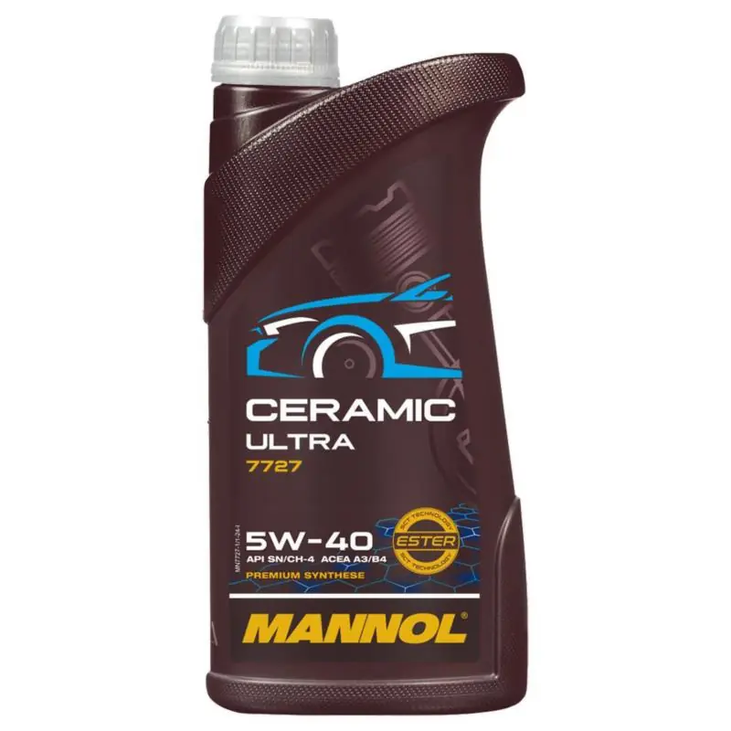 MANNOL Ceramic Ultra 5W40 1L 7727 - ceramiczny olej silnikowy | Duży rabat