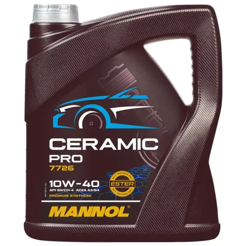 MANNOL Ceramic Pro 10W40 5L 7726 - ceramiczny olej silnikowy | Megacena