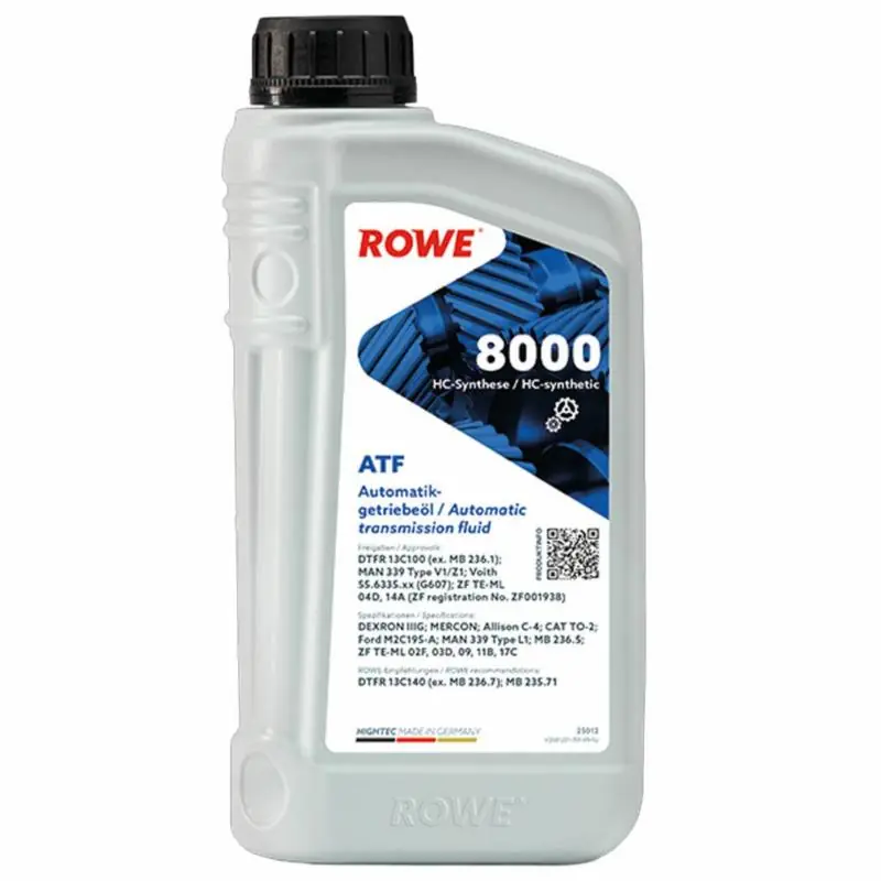 Dodatkowy rabat | ROWE HIGHTEC ATF 8000 1L – Olej Dexron IIIG, ZF TE-ML 14A, MAN (Czerwony)