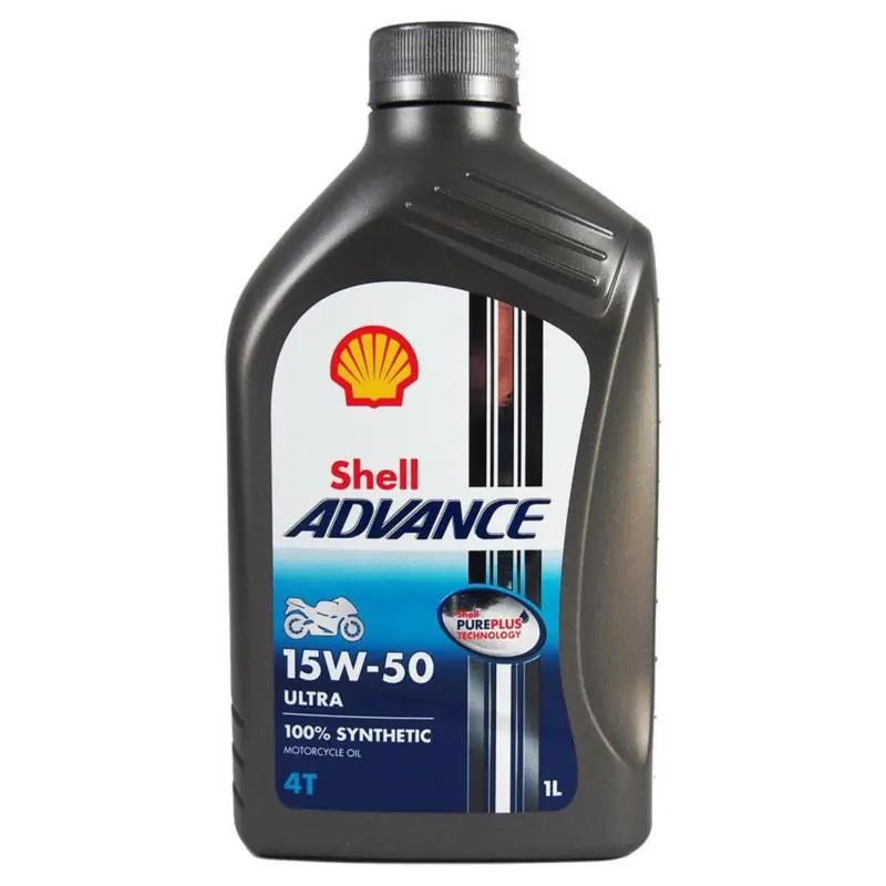 Bezpośrednio od producenta | SHELL Advance Ultra 4T 15W50 1L - syntetyczny olej motocyklowy