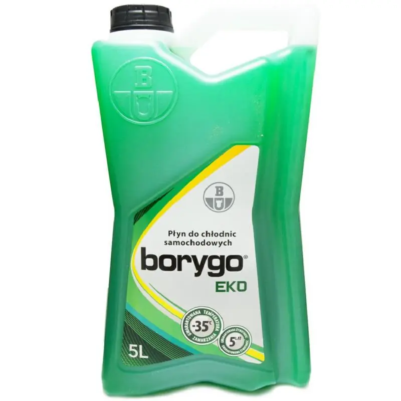Cena fabryczna - BORYGO EKO 5L - gotowy płyn do chłodnicy (zielony)