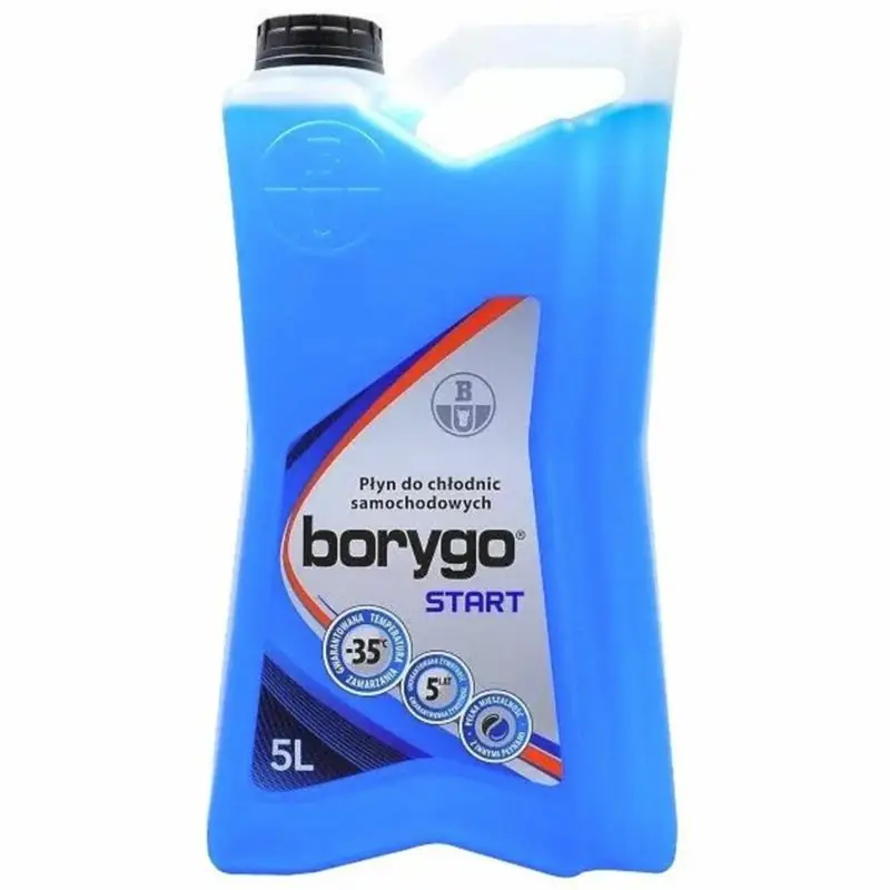 Bezpośrednio z fabryki | BORYGO Start 5L - gotowy płyn do chłodnicy (niebieski)