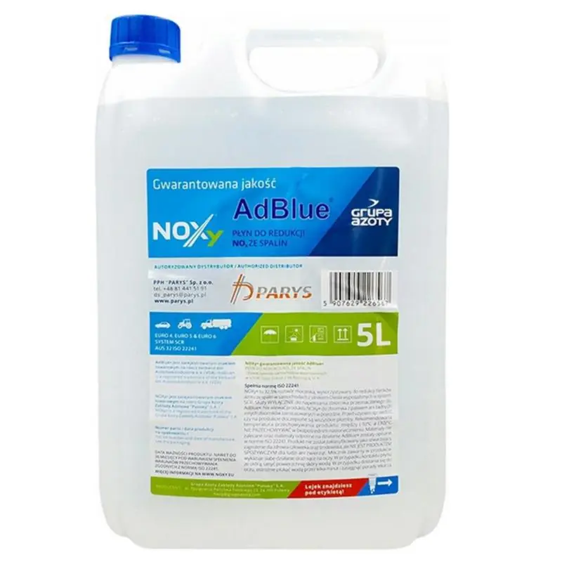 NOXY ADBLUE 32,5% 5L - roztwór mocznika - Kupuj bezpiecznie