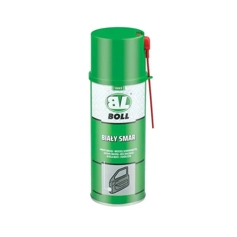 BOLL Biały Smar Spray 400ml - do ochrony elementów narażonych na duże obciążenia - Nowość