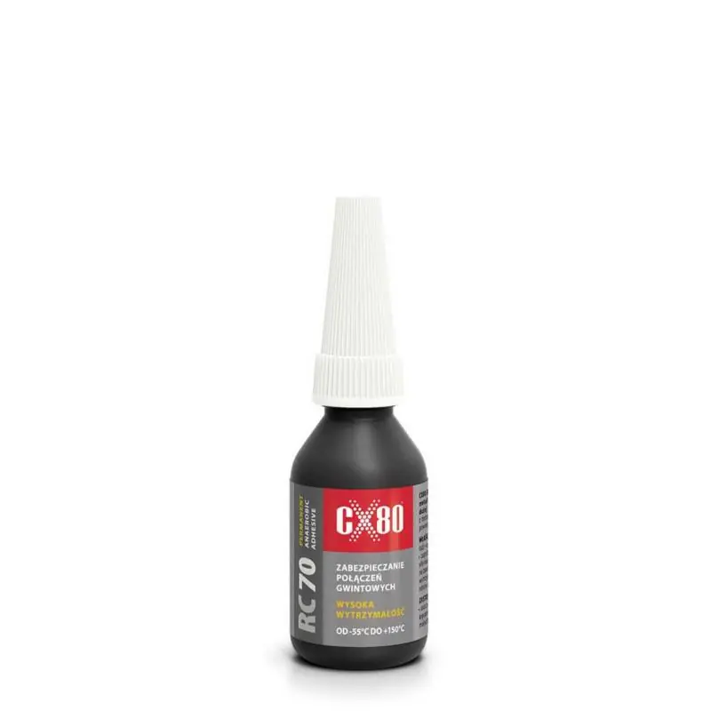 CX80 RC70 10ml - klej do gwintów mocny | Bezpośrednio od producenta