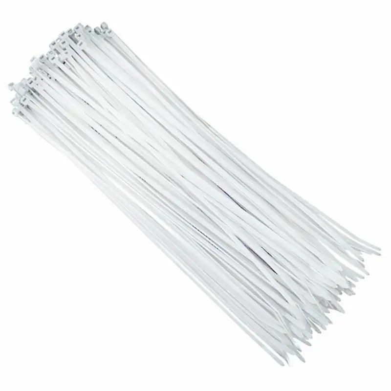 Carmotion Opaski kablowe nylonowe 300x3, 6mm (białe) 100szt - Prosto z fabryki