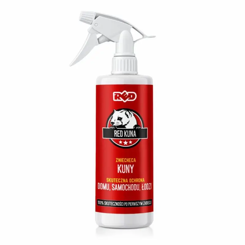 Oferta promocyjna - RED KUNA Hotspray - naturalny płyn odstraszający kuny 450ml
