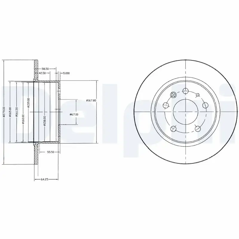 Bardzo popularny produkt | TARCZA HAM. TYLNA FI 279.2*9.9