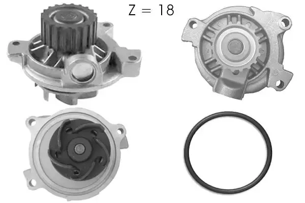 Cena fabryczna - POMPA WODY VW T4 2.5 91-,LT 2.4D/TD 92-