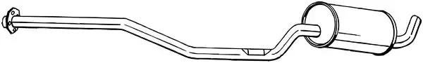 Bardzo popularny produkt - TŁUMIK ŚRODKOWY VOLVO 740/760/940 I/940 II/960 I, 2.4, KOMBI/SEDAN, 1982-1998