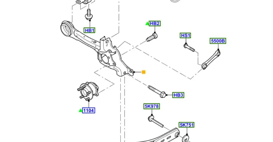 Hit sprzedażowy - Piasta koła tylnego MK4 2007 2014 2472576