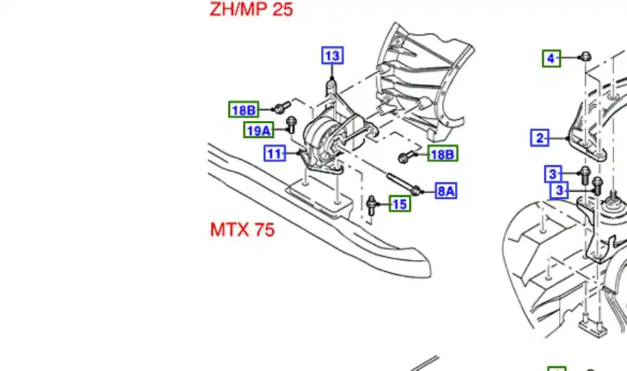Poduszka silnika mondeo 92 96 7304918 | Ekspresowa dostawa