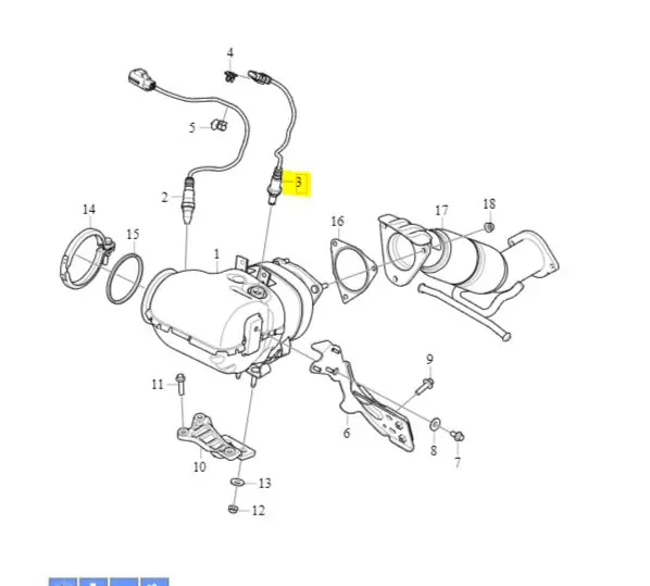 Sonda lambda druga V90 XC90 S60 S60L XC60 31480396 | Nowość w asortymencie